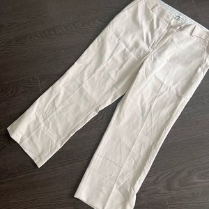 OAK AND FORT Cropped slit loose trouser pants